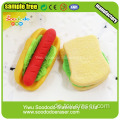 Mini Cute Sandwich geformt Erasers Spielzeug Gummi